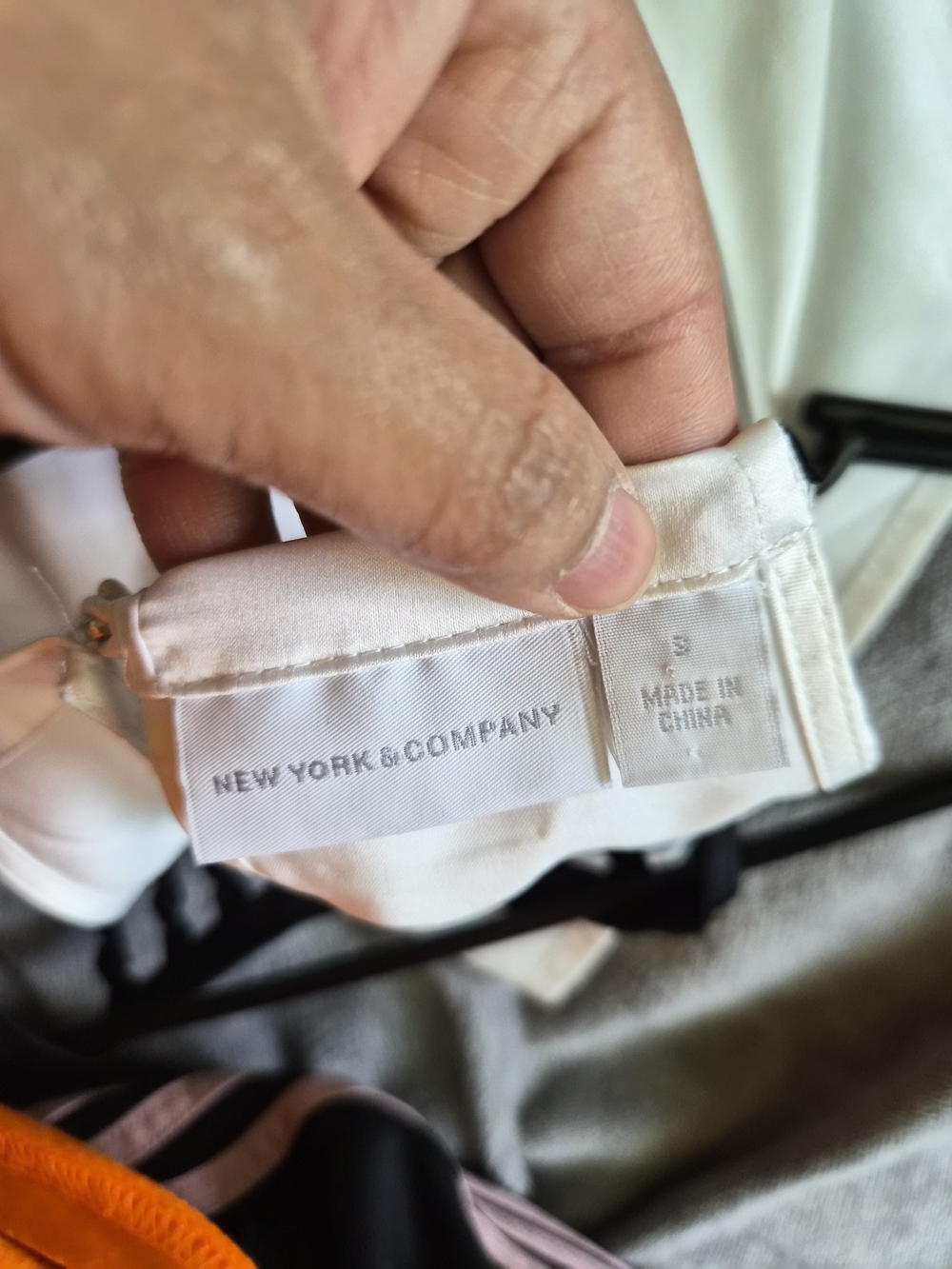 New York & Company White Top - Size S